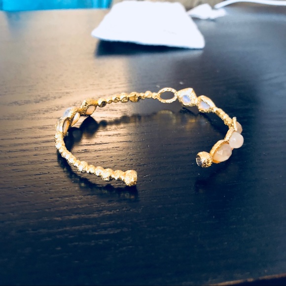 Alexis Bittar jeweled bangle bracelet - Picture 3 of 5